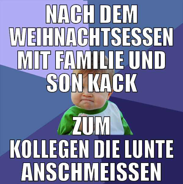nach dem weihnachtsessen mit familie und son kack