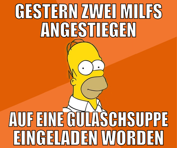 Gestern zwei MILFs angestiegen auf eine gulaschsup