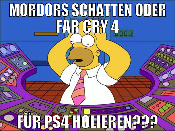 Mordors Schatten oder Far Cry 4 für ps4 holieren??