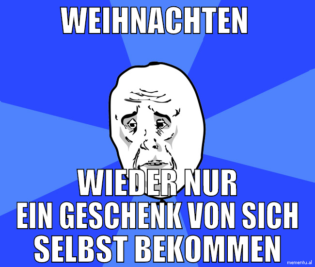 weihnachten  wieder nur ein geschenk von sich selb