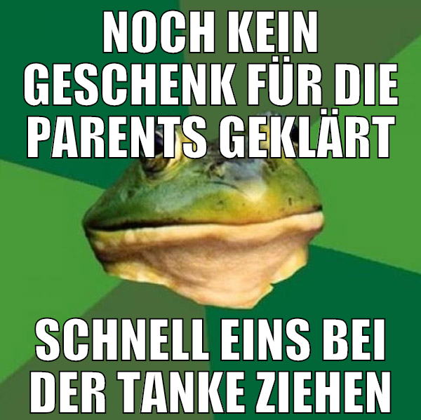noch kein geschenk für die parents geklärt schnell