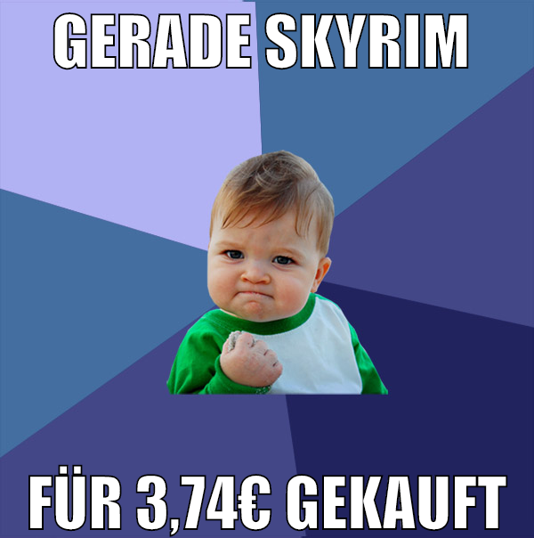 gerade skyrim  für 3,74€ gekauft