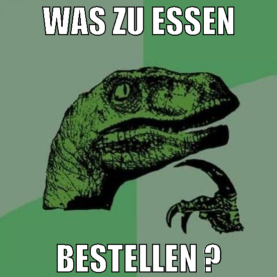 was zu essen bestellen ?