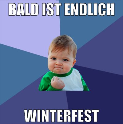 Bald ist endlich Winterfest