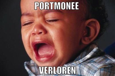 Portmonee  verloren