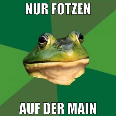 nur fotzen auf der main