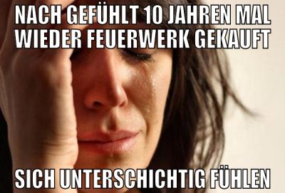 NACH GEFÜHLT 10 JAHREN MAL WIEDER FEUERWERK GEKAUF