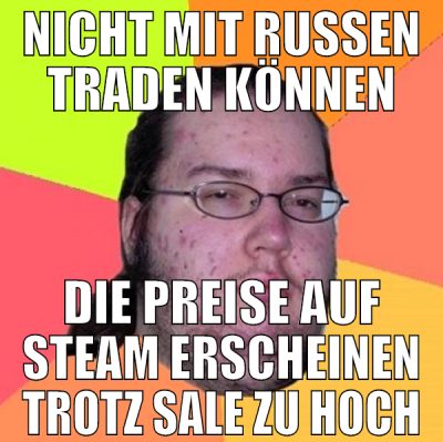 nicht mit russen traden können die preise auf stea