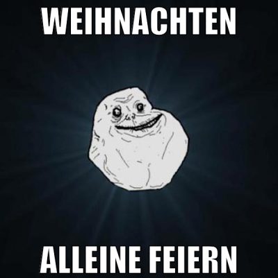 WEIHNACHTEN ALLEINE FEIERN