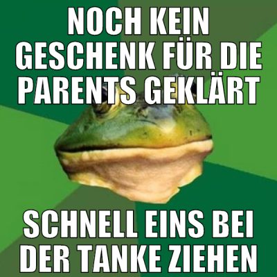 noch kein geschenk für die parents geklärt schnell