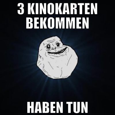 3 kinokarten bekommen haben tun