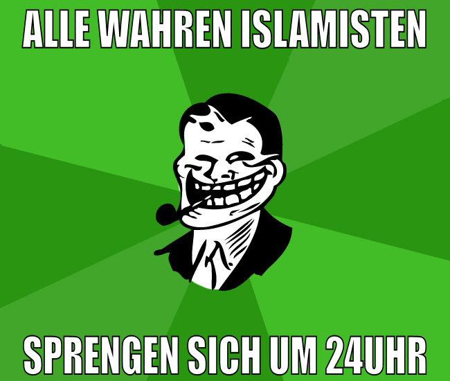 Alle wahren Islamisten Sprengen sich um 24uhr