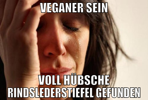 Veganer sein Voll hübsche Rindslederstiefel gefund