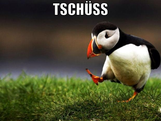 tschüss