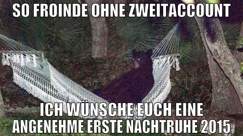 so froinde ohne zweitaccount ich wünsche euch eine