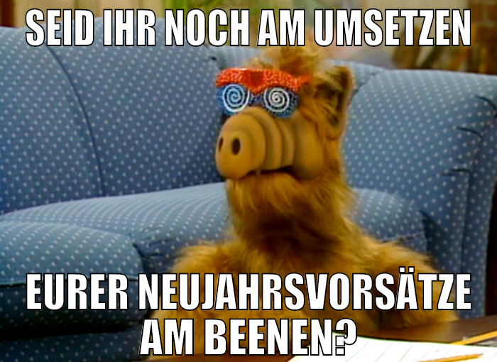 seid ihr noch am umsetzen eurer neujahrsvorsätze a