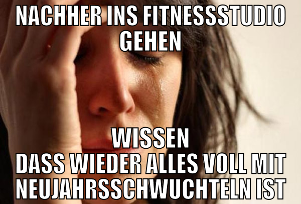 NACHHER INS FITNESSSTUDIO GEHEN WISSEN DASS WIEDER