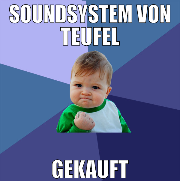 soundsystem von teufel gekauft