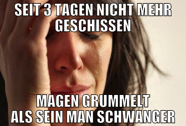 seit 3 tagen nicht mehr geschissen magen grummelt