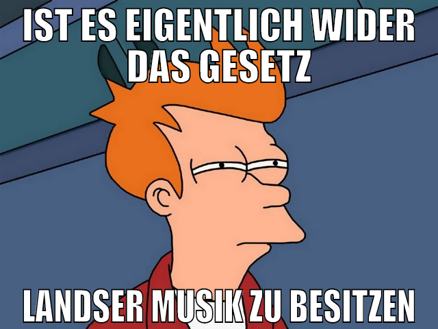 ist es eigentlich wider das gesetz landser musik z