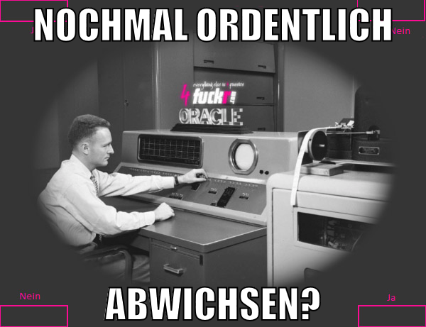 Nochmal ordentlich abwichsen?
