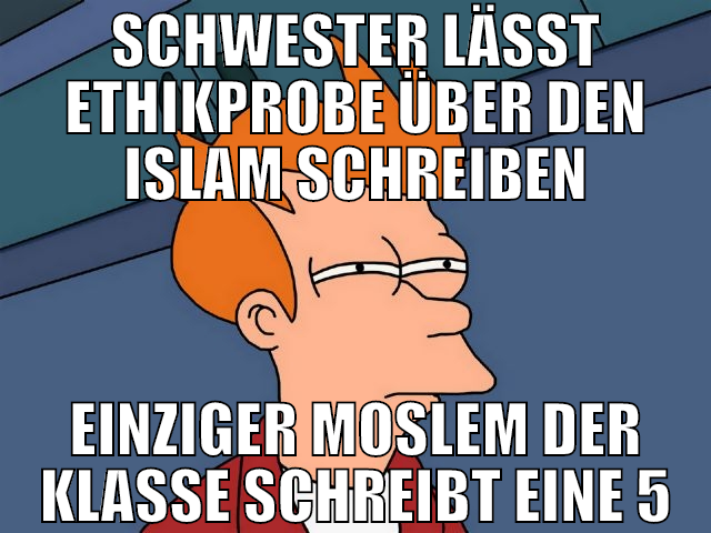schwester lässt ethikprobe über den islam schreibe