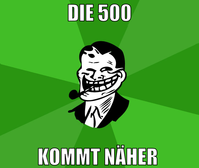 die 500 kommt näher