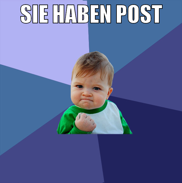 sie haben post