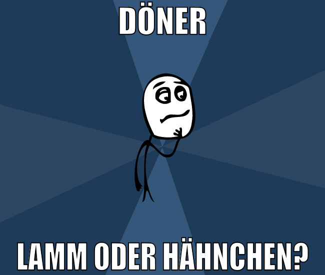 Döner Lamm oder hähnchen?