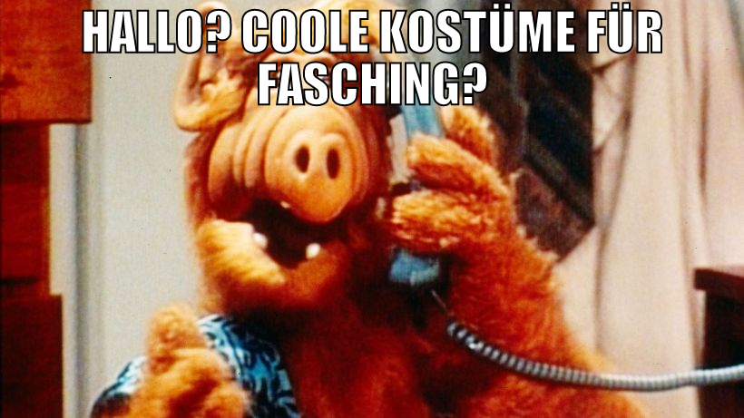 Hallo? coole kostüme für fasching?