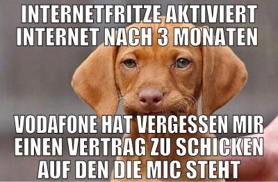 internetfritze aktiviert internet nach 3 monaten