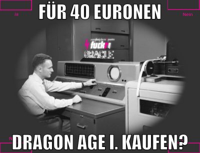 für 40 euronen dragon age i. kaufen?