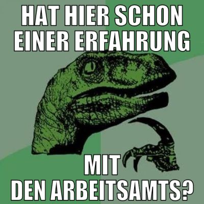 hat hier schon einer erfahrung mit den arbeitsamts
