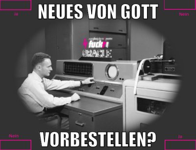 neues von gott vorbestellen?