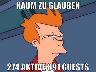 kaum zu glauben 274 aktive 891 guests