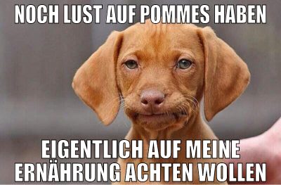 Noch lust auf Pommes haben eigentlich auf meine Er
