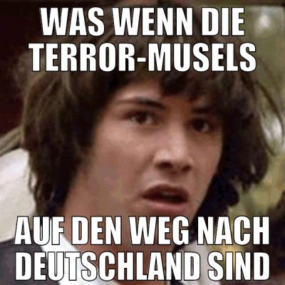 was wenn die terror-musels auf den weg nach deutsc