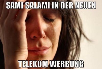 sami salami in der neuen telekom werbung