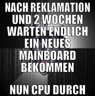 nach reklamation und 2 wochen warten endlich ein n