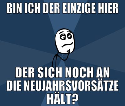 bin ich der einzige hier der sich noch an die neuj