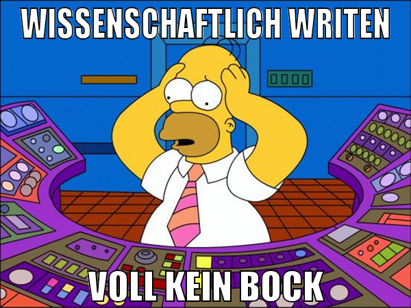 wissenschaftlich writen voll kein bock