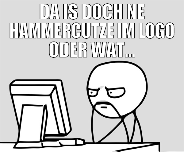 da is doch ne hammercutze im logo oder wat...
