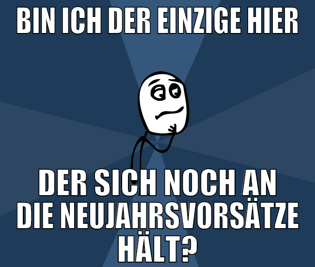 bin ich der einzige hier der sich noch an die neuj