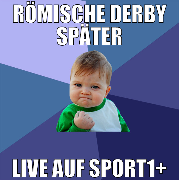 Römische derby später live auf sport1+