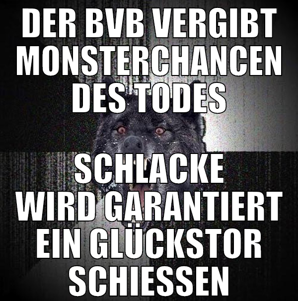 der bvb vergibt monsterchancen des todes schlacke