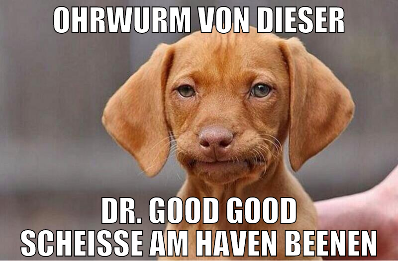 Ohrwurm von dieser Dr. Good Good scheisse am haven