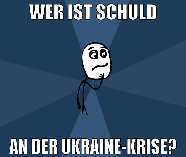 wer ist schuld an der ukraine-krise?