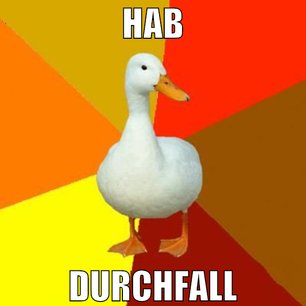 HAB DURCHFALL