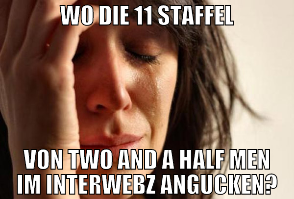 wo die 11 staffel von two and a half men im interw