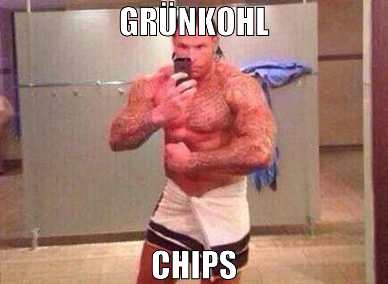 Grünkohl chips